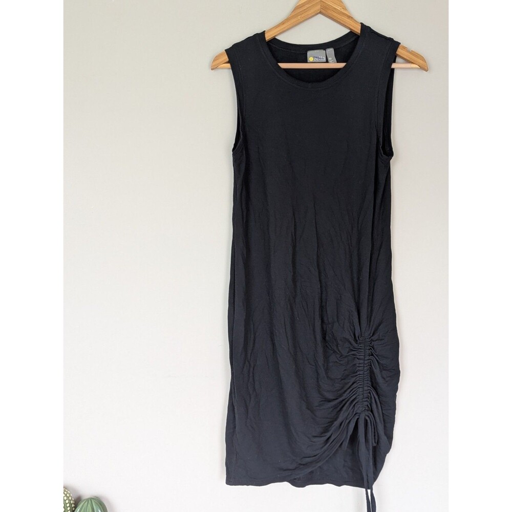 ZELLA Post Studio Black Cinch Adjustable Sleeveless Knit Dress Medium Athleisure